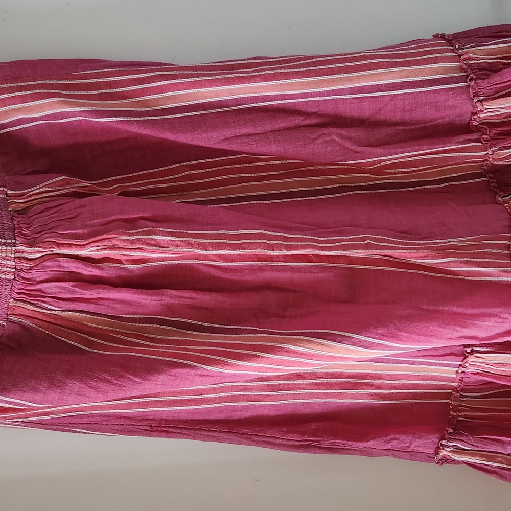 Pink Striped Skirt - Picture 11 of 11